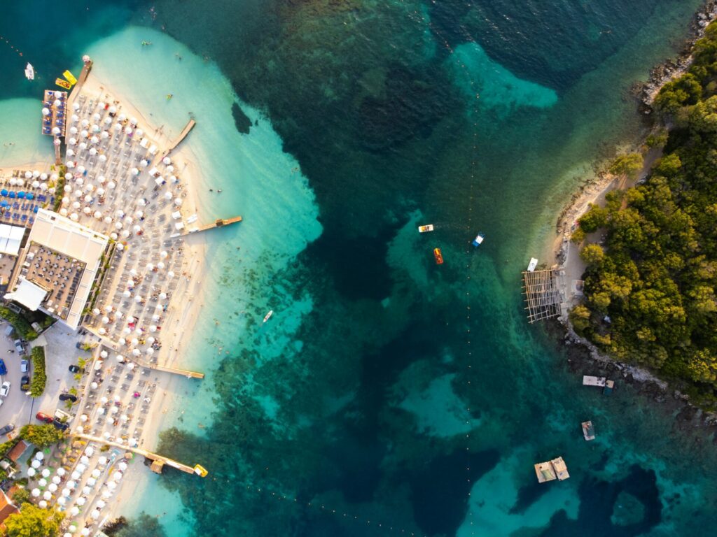 Where to stay in Ksamil - Birds Eye picture